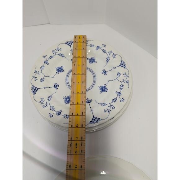 4 Churchill Finlandia Staffordshire England Dinner Plates 10”. Set Of 4 Pieces - Picture 5 of 5